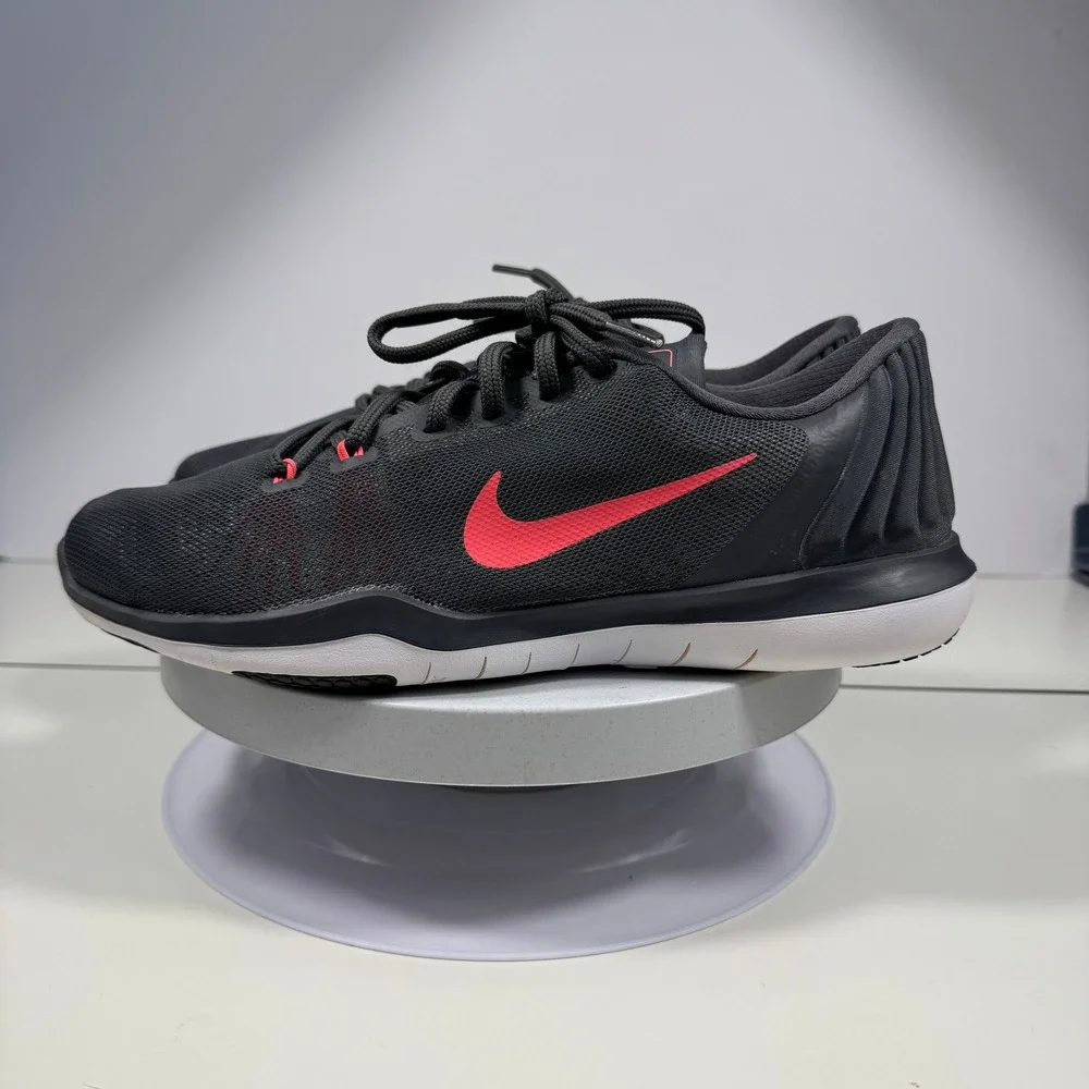 Nike‎ Flex Supreme TR5 Training Women 9.5W Dark Grey Coral Athletic Shoes